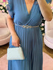 Vestido Rose plissado