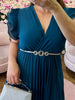 Vestido Rose plissado