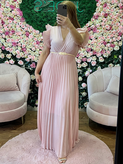 Vestido Rose plissado
