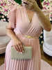 Vestido Rose plissado