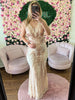 Vestido Dourado Sereia